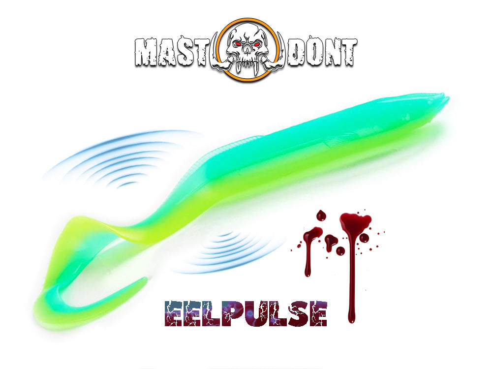 MASTODONT EELPULSE Wels Catfish chartreuse-turquoise