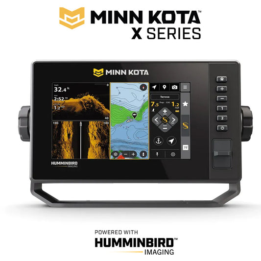 Minn Kota X7 CHO 7 Zoll Echolot ohne Geber mit Humminbird Imaging und CrossTouch Bedienung